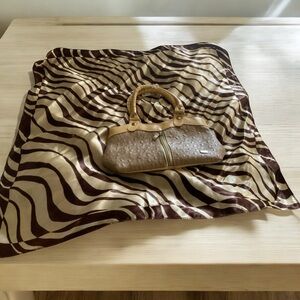 Lindel girls purse with scarf, new